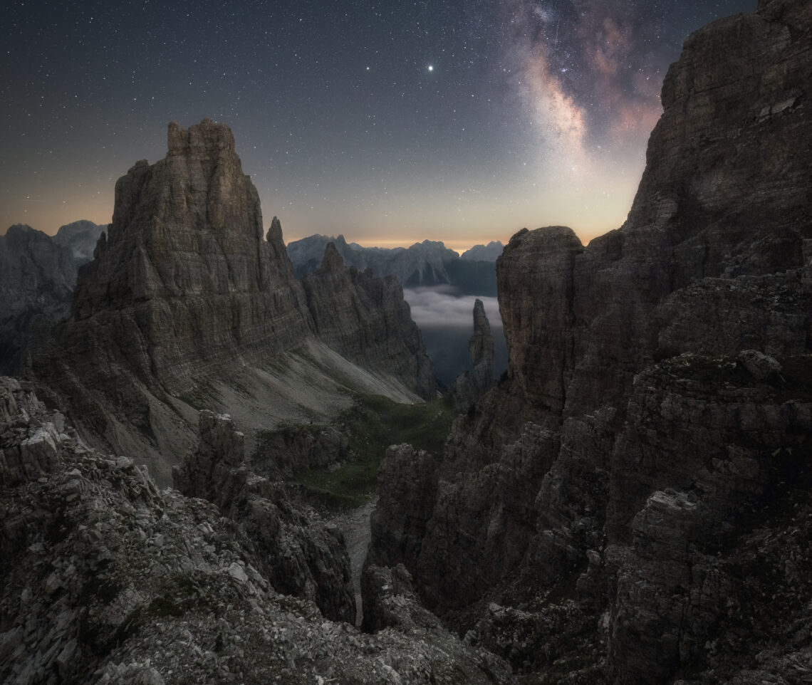 Scorci che spalancano le porte dell’immaginazione. Parco Naturale Dolomiti Friulane, Italia.